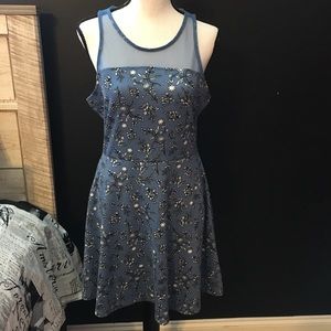 2/$20 Floral Blue Dress